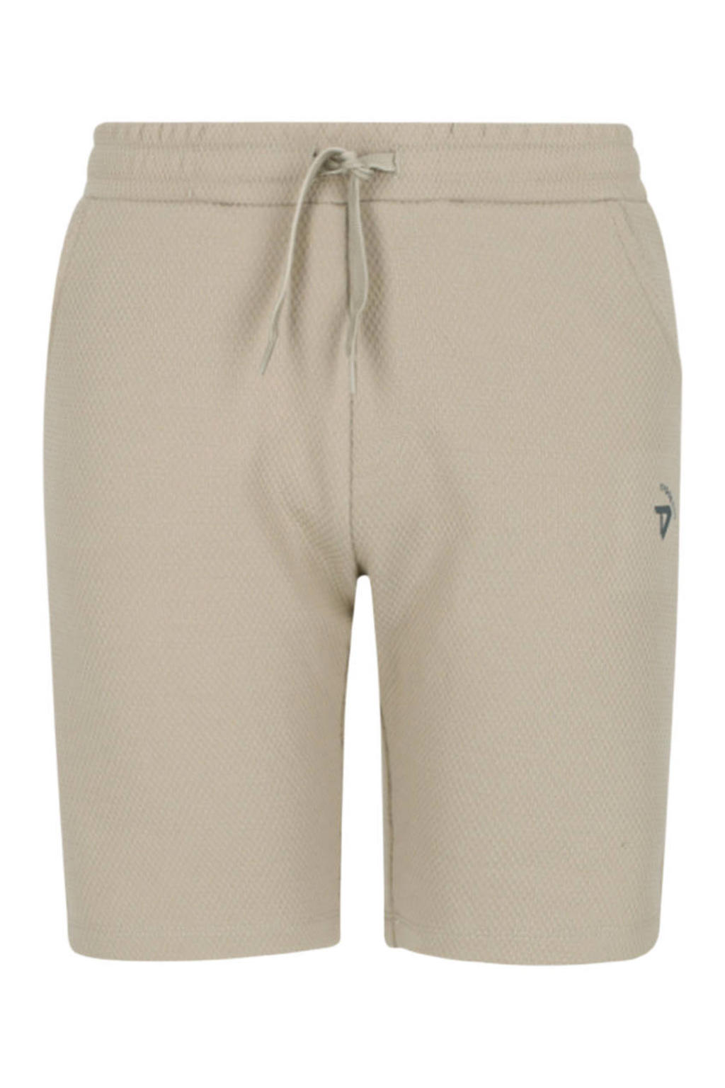 Zandkleurige jongens TYGO & vito NextGen regular sweatshort van polyester met elastische tailleband met koord en effen