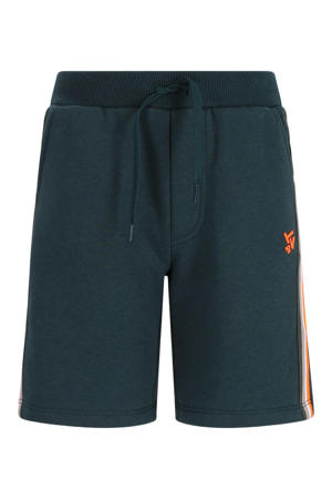 regular sweatshort donkergroen