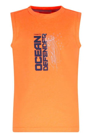 jersey tanktop oranje