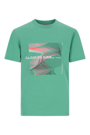 jersey T-shirt groen