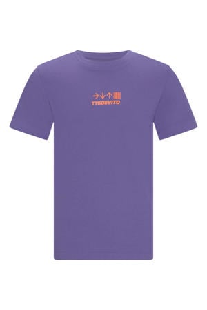 jersey T-shirt paars
