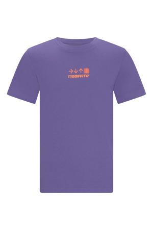 jersey T-shirt paars