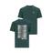 TYGO & vito NextGen T-shirt met backprint donkergroen