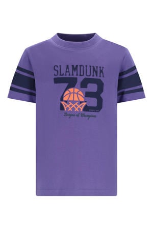 jersey T-shirt paars