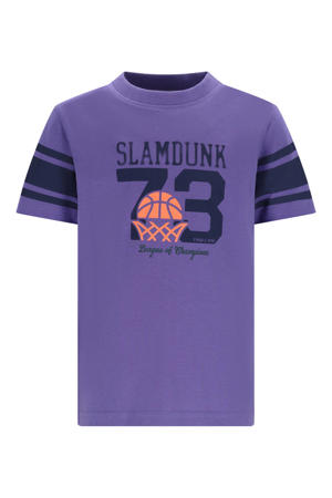 jersey T-shirt paars