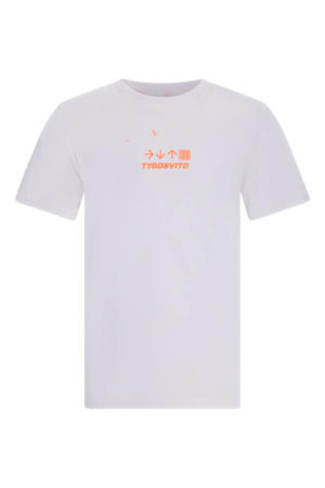 jersey T-shirt wit