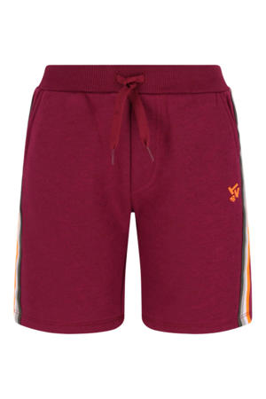 regular sweatshort donkerrood
