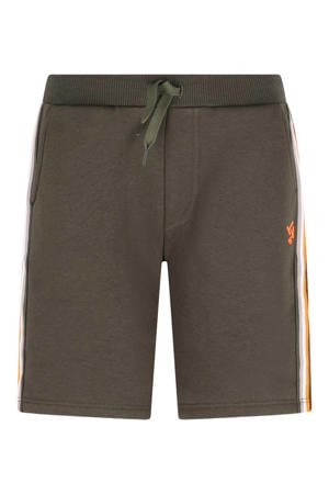 regular waist sweatshort olijfgroen