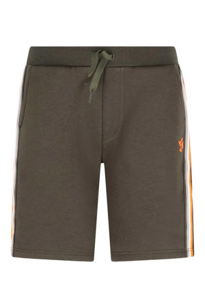 regular waist sweatshort olijfgroen