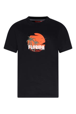 jersey T-shirt zwart