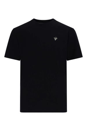 T-shirt met backprint zwart
