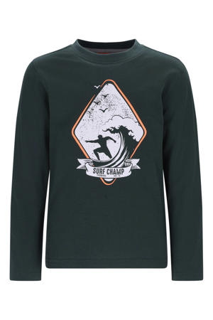 jersey longsleeve donkergroen