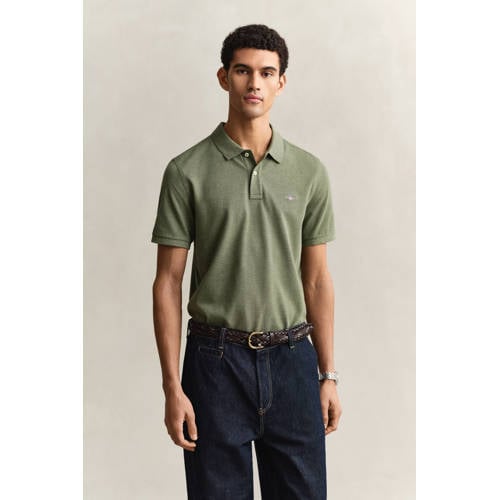 GANT regular polo groen afbeelding