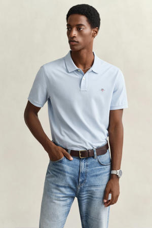 regular polo lichtblauw
