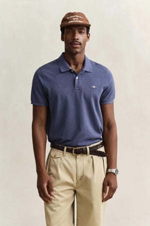 regular polo blauw