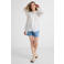 Anytime crinkle blouse met broderie-tapedetails wit