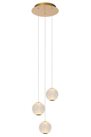 CINTRA - Hanglamp - Ø 25 cm - LED Dimb. - 3x4,7W 2700K - Transparant  