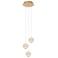 Lucide CINTRA - Hanglamp - Ø 25 cm - LED Dimb. - 3x4,7W 2700K - Transparant