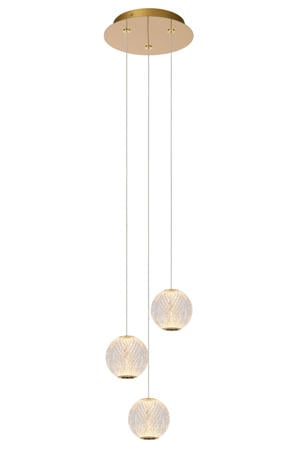 CINTRA - Hanglamp - Ø 25 cm - LED Dimb. - 3x4,7W 2700K - Transparant