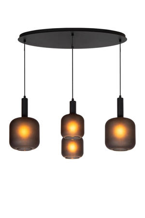 ELOISE - Hanglamp - 4xE27 - Zwart 