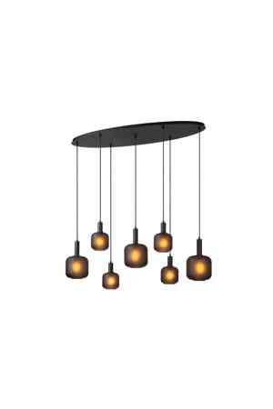 ELOISE - Hanglamp - 7xE27 - Zwart  