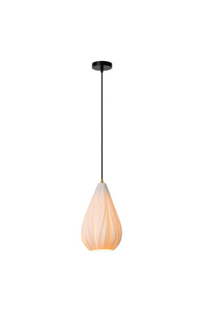 CINZIA - Hanglamp - Ø 18,3 cm - 1xE27 - Wit  