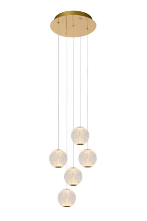 CINTRA - Hanglamp - Ø 32 cm - LED Dimb. - 5x4,7W 2700K - Transparant  