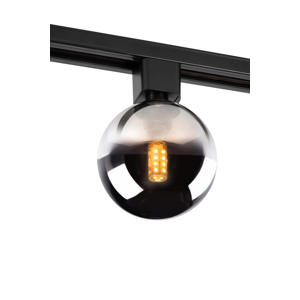 TRACK TYCHO- Railspot - 1-fase Railsysteem / Railverlichting - 1xG9 - Smoke (Uitbreiding)