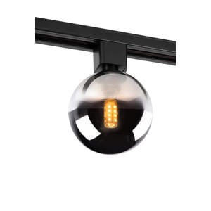TRACK TYCHO- Railspot - 1-fase Railsysteem / Railverlichting - 1xG9 - Smoke (Uitbreiding)