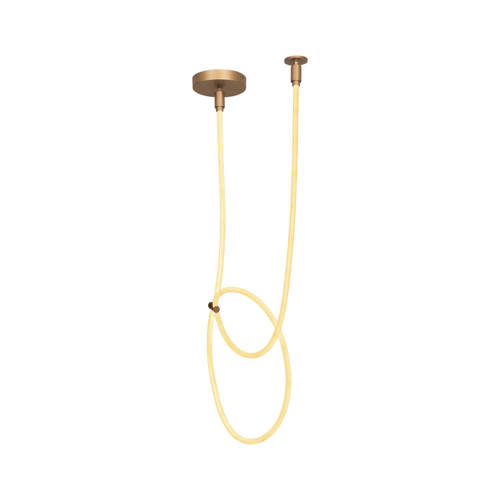 Lucide JANDERIN - Plafonnière - LED Dimb. - CCT - 1x36W 2200K/3300K - Champagne kleur | Vibes JANDERIN afbeelding