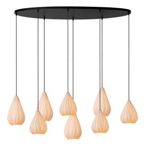 CINZIA - Hanglamp - 8xE27 - Wit  