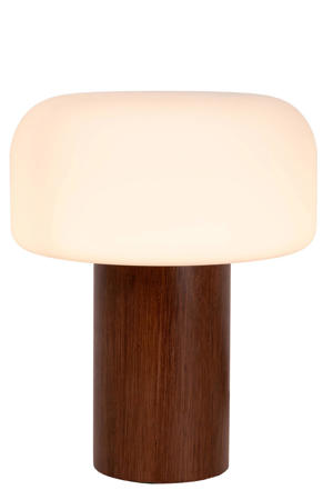 KENAN - Tafellamp - Ø 22 cm - 1xE14 - Hout 