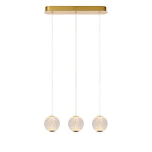 CINTRA - Hanglamp - LED Dimb. - 3x4,7W 2700K - Transparant
