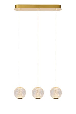 CINTRA - Hanglamp - LED Dimb. - 3x4,7W 2700K - Transparant