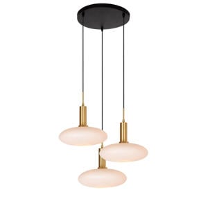 SINGALA - Hanglamp - Ø 55 cm - 3xE27 - Mat Goud / Messing