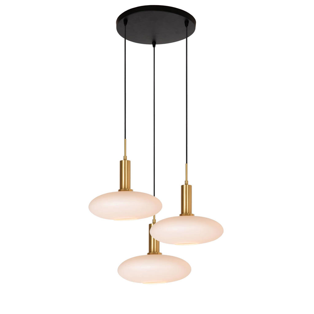 Lucide SINGALA - Hanglamp - Ø 55 cm - 3xE27 - Mat Goud / Messing