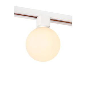 TRACK TYCHO- Railspot - 1-fase Railsysteem / Railverlichting - 1xG9 - Opaal (Uitbreiding) 