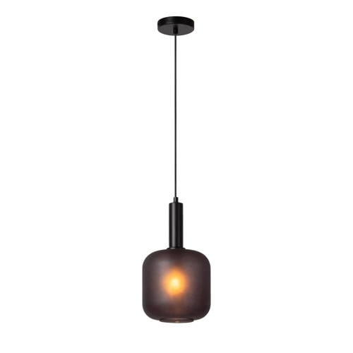 Lucide ELOISE - Hanglamp - Ø 21 cm - 1xE27 - Zwart afbeelding