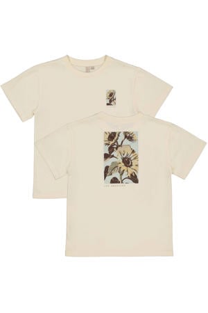 T-shirt met backprint beige