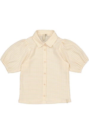geruit blouse geel