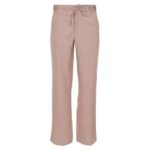 Maicazz & Zizo straight high waist casual broek oudroze afbeelding