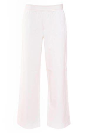 high waist broek wit
