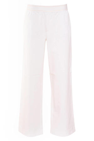high waist broek wit