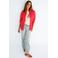Maicazz & Zizo gestreepte blouse rood