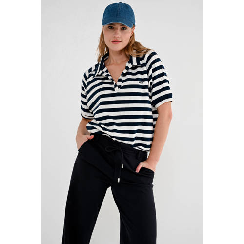 Maicazz & Zizo gestreepte top donkerblauw afbeelding