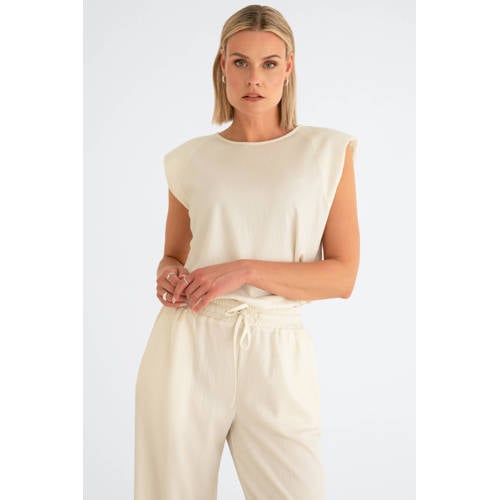 Maicazz & Zizo blousetop ecru afbeelding