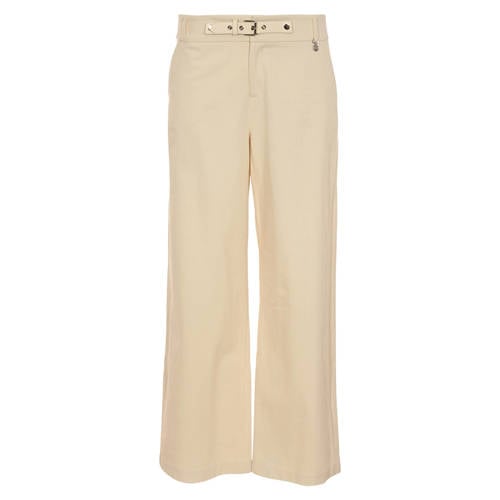 Maicazz & Zizo wide leg high waist broek beige afbeelding