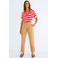 Maicazz & Zizo gestreepte top rood