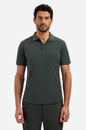 travelstof regular polo donkergroen