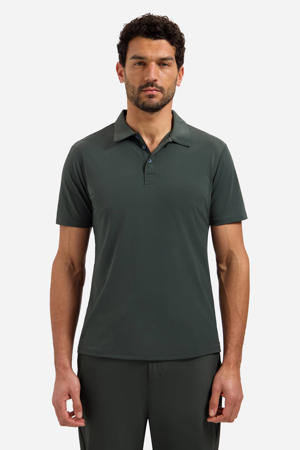 travelstof regular polo donkergroen